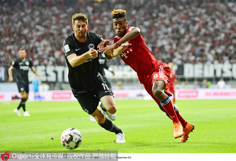 法兰克福客场大破对手，豪取三分！